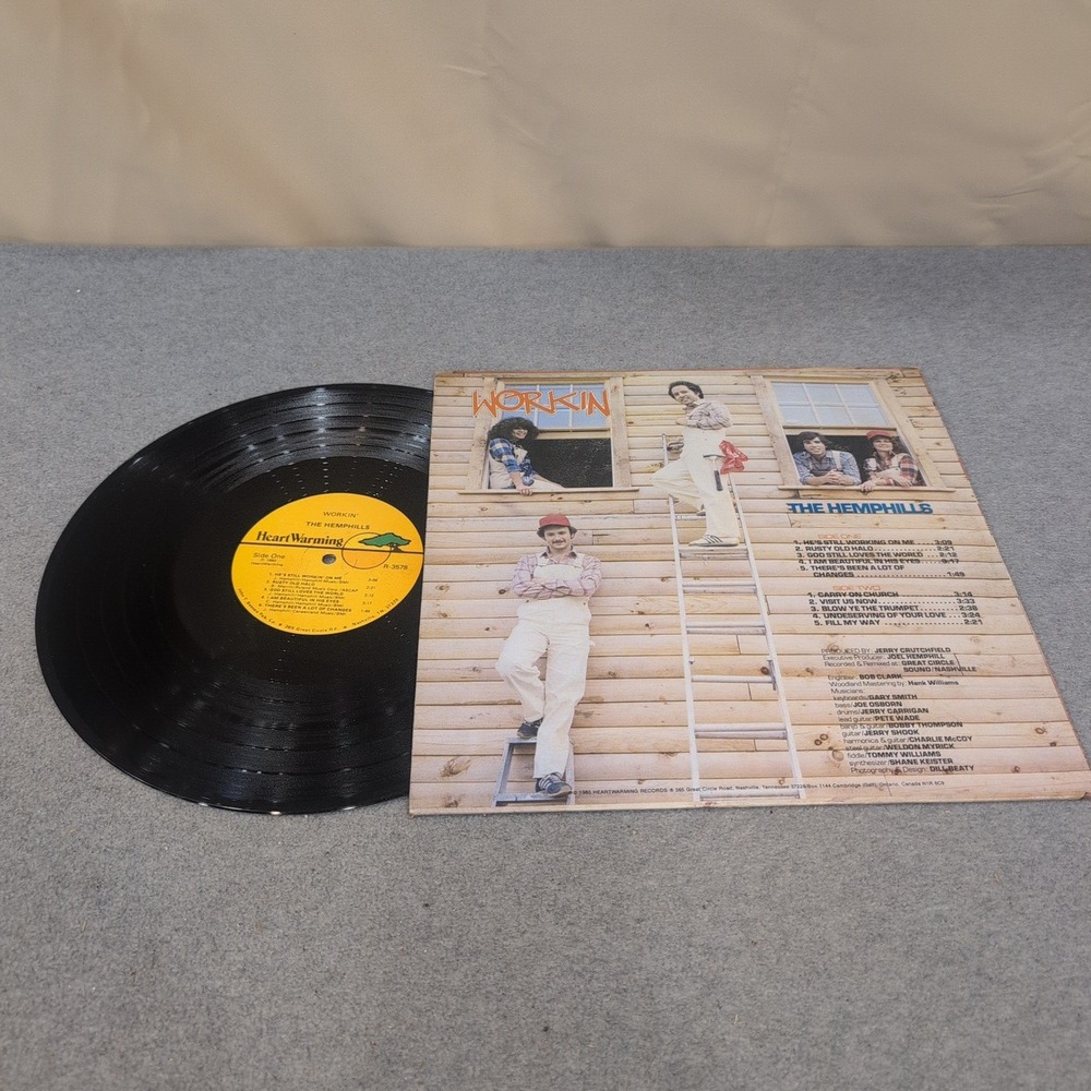 The Hemphills Workin' He's Still Working On Me Vinyl LP HeartWarming R-3578 1980 - Picture 2 of 2